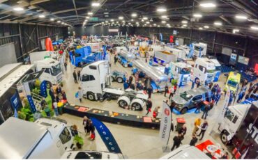 Image shows the exhibitor display of over 150 vehicles at Fleet Day